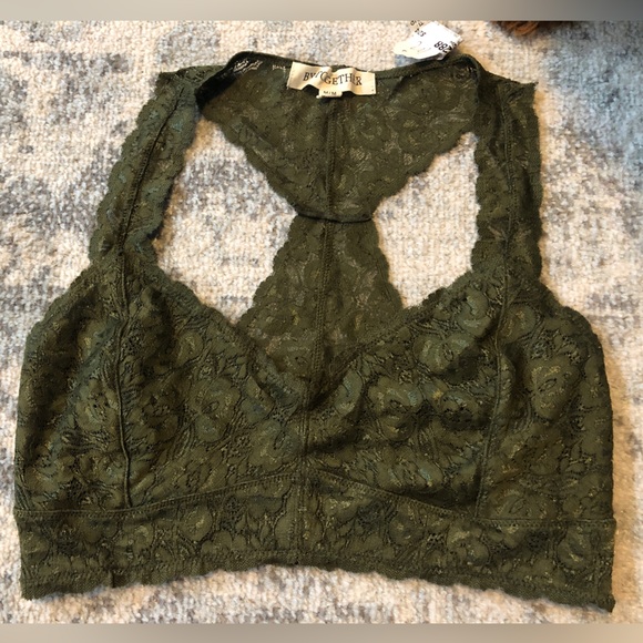 NWT By Together Green Bralette - Picture 1 of 3